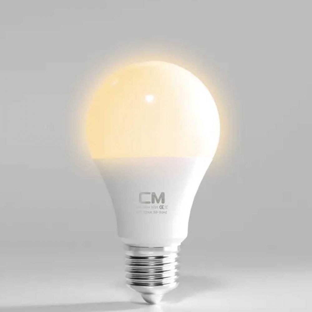 cm solar 9w E27 Duy 3200k Sarı Işık Led Ampul, Enerji Tasarruflu Ev Aydınlatması