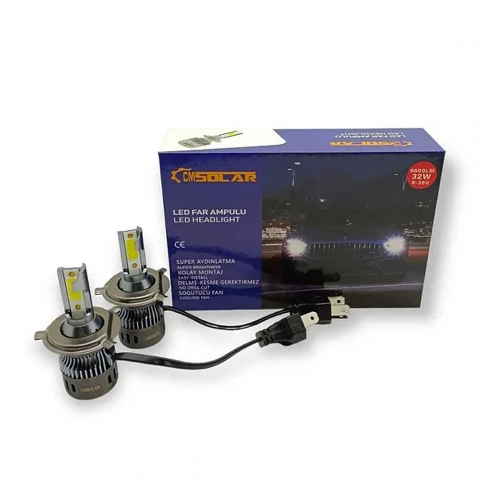 cm solar H4 Led-xenon 1 Takım