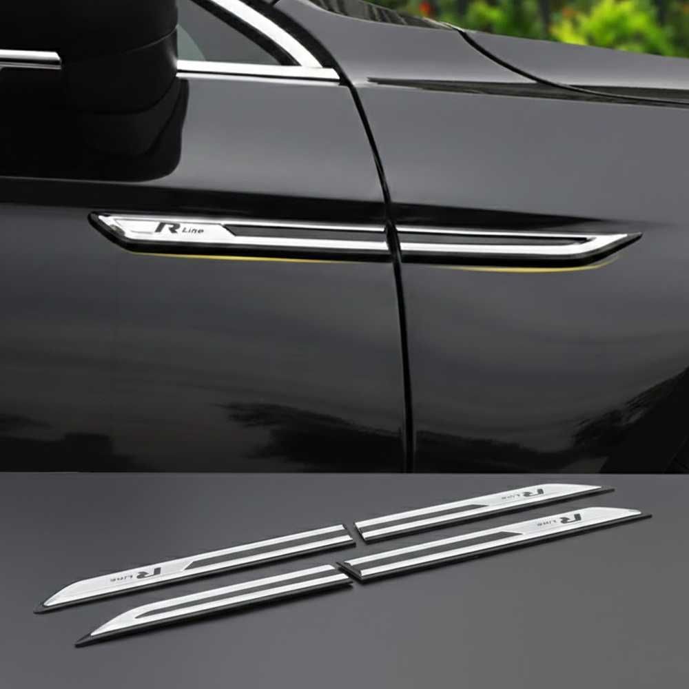 Volkswagen Passat B8 - B8.5 R Line Çamurluk Logosu Sağ-Sol 4 Parça